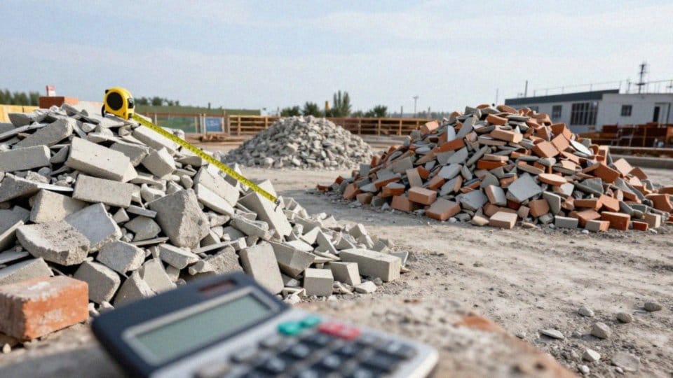 Ile metrów sześciennych ma tona gruzu?