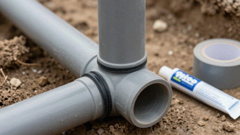 Jakie uszczelnienia stosować przy łączeniu rury drenarskiej z PCV?
