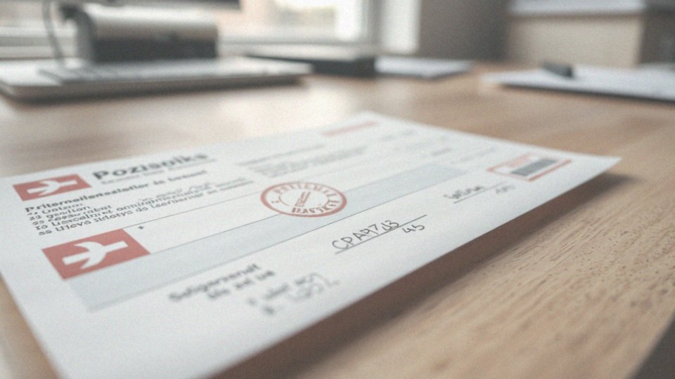 Co zawiera formularz zwrotny potwierdzający odbiór listu?