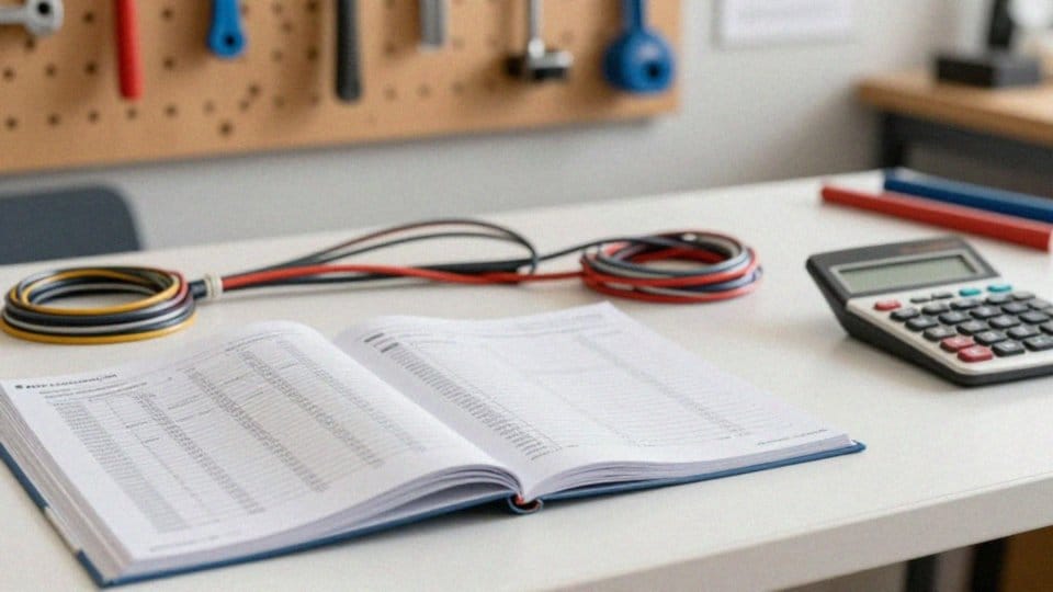 Jak dobrać przekrój przewodu z tabeli obciążeń?