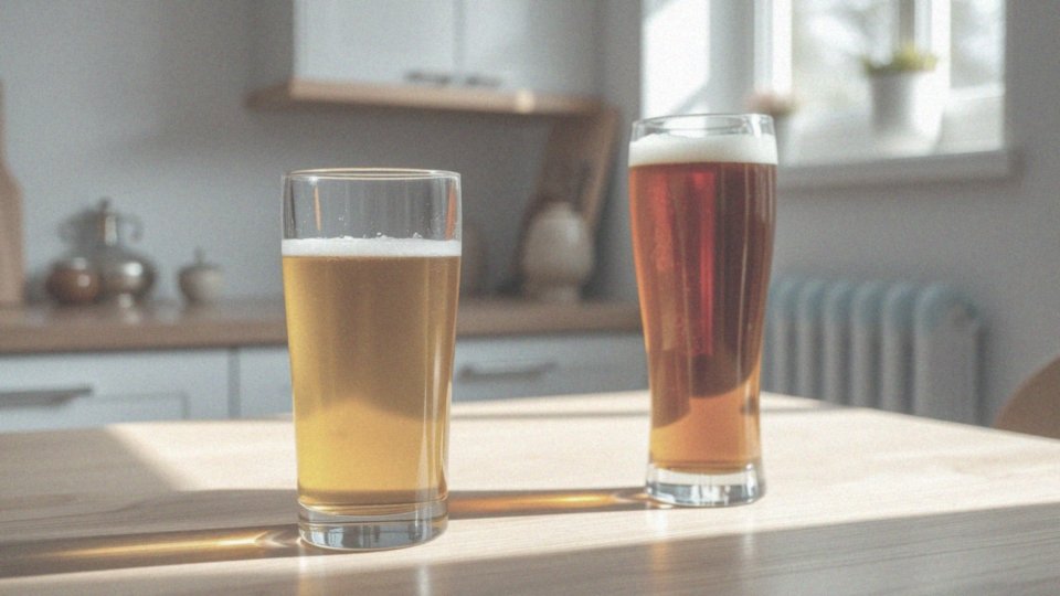 Jakie są kalorie w piwie bezalkoholowym w porównaniu do napojów alkoholowych?
