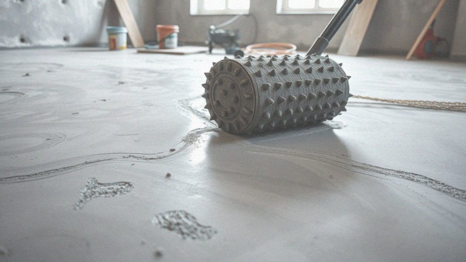 Jak używać wałka kolczastego podczas aplikacji wylewki samopoziomującej?