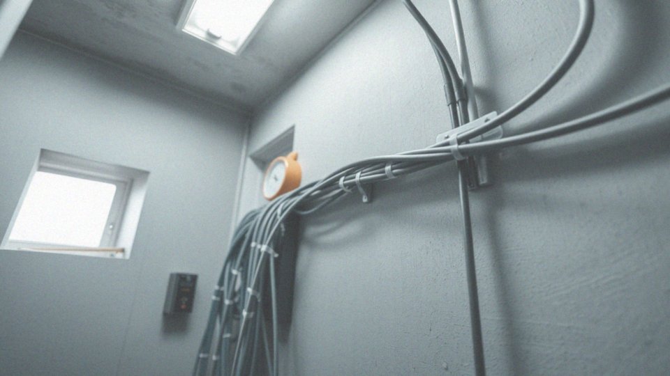 Jak temperatura otoczenia wpływa na obciążalność kabli YKY?