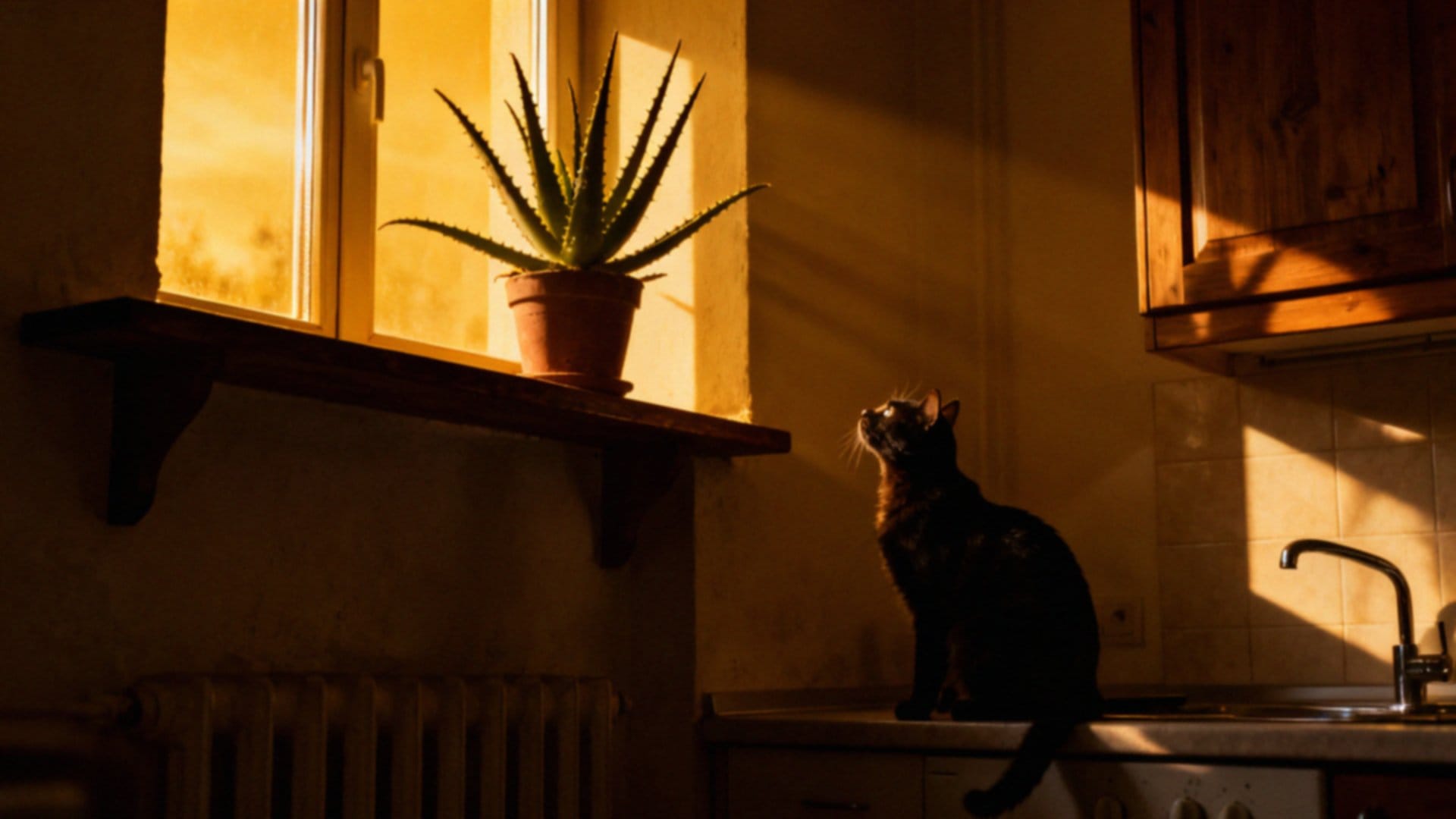 Aloes trujący dla kota? Objawy, pierwsza pomoc i zapobieganie