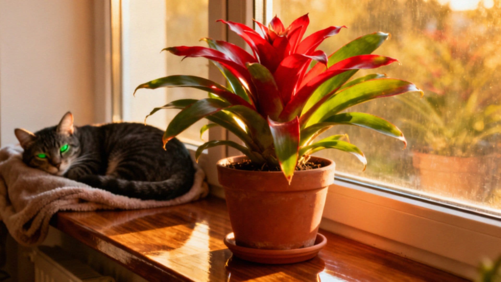Bromelia czy jest trująca dla kota? Fakty i porady dla właścicieli