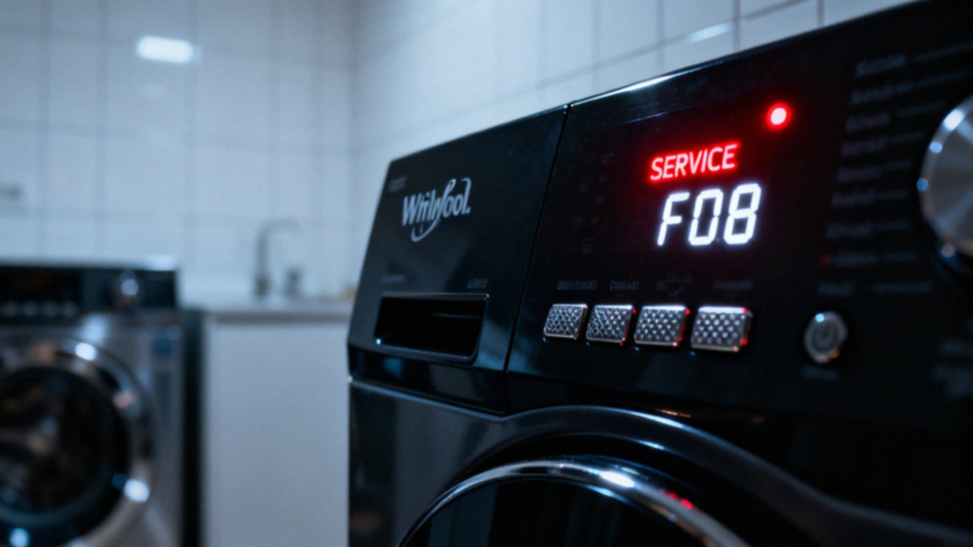 Co oznacza serwis w pralce Whirlpool? Przyczyny i diagnoza