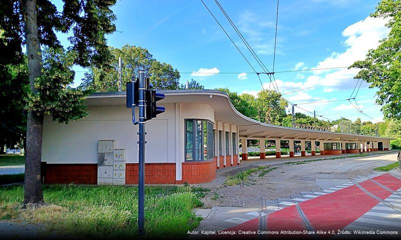 Dworzec tramwajów podmiejskich przy ulicy Północnej w Łodzi