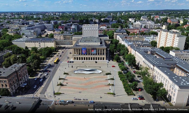 Plac Henryka Dąbrowskiego w Łodzi