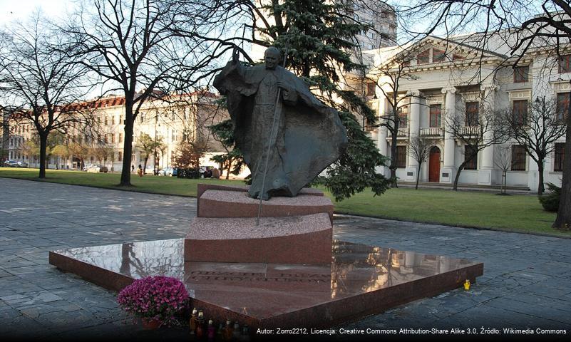 Pomnik Jana Pawła II w Łodzi (ul. Piotrkowska)